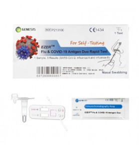 TEST NASAL COMBINADO AUTODIAGNOSTICO ANTIGENOS S