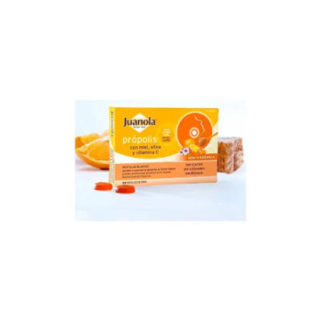 JUANOLA PROPOLIS MIEL ALTEA Y VITAMINA C  24 PASTILLAS SABOR