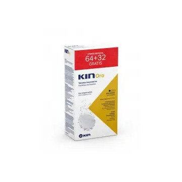 KIN ORO TABLETAS LIMPIADORAS LIMPIEZA PROTESIS DENTAL 64 + 3