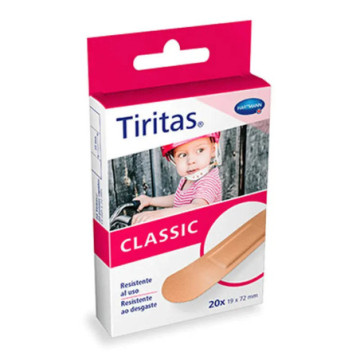 TIRITAS CLASSIC APOSITO ADHESIVO 20 UNIDADES 72 MM X 19 MM