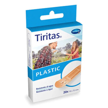 TIRITAS PLASTIC APOSITO ADHESIVO 20 UNIDADES 72 MM X 19 MM