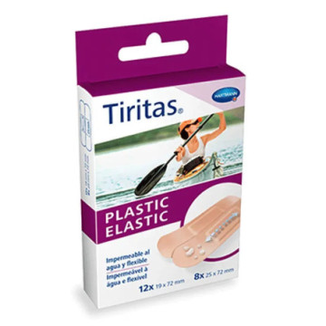 TIRITAS PLASTIC APOSITO ADHESIVO ELASTIC SURTIDO 20 UNIDADES