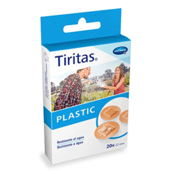 TIRITAS PLASTIC APOSITO ADHESIVO 20 UNIDADES REDONDAS 22 MM