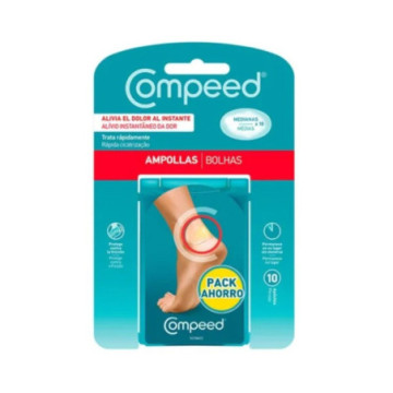 COMPEED AMPOLLAS  TALLA MEDIANA 10 UNIDADES PACK AHORRO