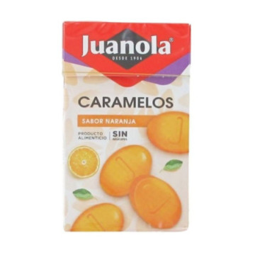 JUANOLA CARAMELOS  1 ENVASE 50 G SABOR NARANJA