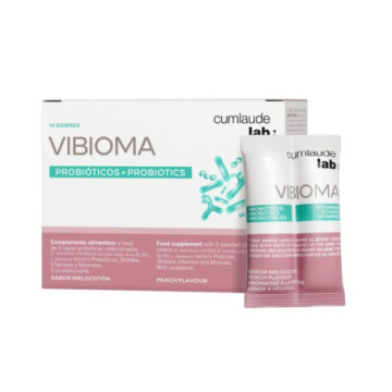 CUMLAUDE LAB: VIBIOMA  14 SOBRES 3 G SABOR MELOCOTON