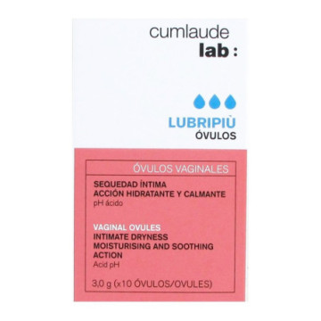 CUMLAUDE LAB: LUBRIPIU OVULOS VAGINALES  10 UNIDADES