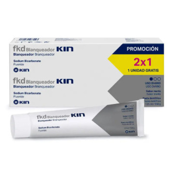 FKD DENTIFRICO BLANQUEADOR  2 X 1 PACK 2 TUBOS 125 ML SABOR